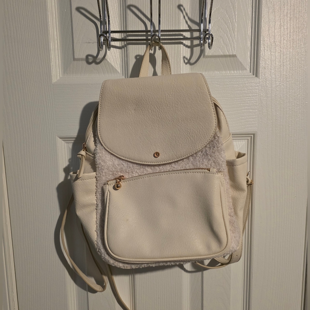 LC Lauren Conrad Cream Backpack